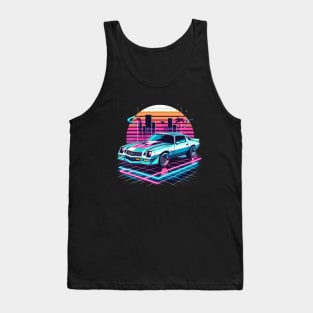 Vaporwave Chevy Camaro Tank Top